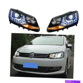 USヘッドライト VW Sharan 2012-2018 HIDキセノンビームプロジェクターLED DRL用ヘッドライトアセンブリ Headlight Assembly For VW Sharan 2012-2018 HID Xenon Beam Projector LED DRL
