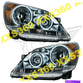 USヘッドライト Oracle Halo 2xヘッドライトホンダオデッセイ05-07ホワイトLED天使悪魔の目 ORACLE Halo 2x HEADLIGHTS Honda Odyssey 05-07 WHITE LED Angel Demon Eyes