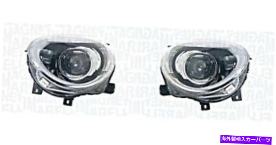 USヘッドライト Fiat 500x 51978415のためのBi-Xenonヘッドライトペア51978446 Magneti Marelli Bi-Xenon Headlight Pair For FIAT 500X 51978415 51978446 MAGNETI MARELLI