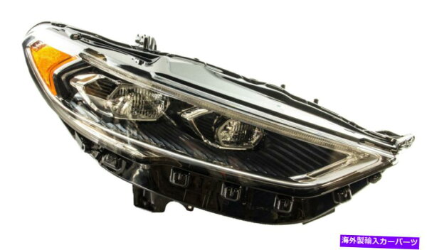 USヘッドライト OEM新しい17-20フォードフュージョンスポーツLED RH旅客ヘッドランプブラックライトハウジング OEM NEW 17-20 Ford Fusion Sport LED RH Passenger Headlamp Black Light Housing【並行輸入品】