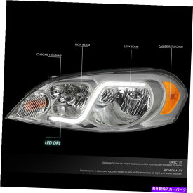 USヘッドライト （LEDランニングバー）06-16シボレーインパラ（限定）クロム/アンバーコーナー用ヘッドライト (LED RUNNING BAR) Headlight for 06-16 Chevy Impala (Limited) Chrome/Amber Corner