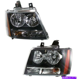 USヘッドライト Headlight 2007-2014 Chevrolet Tahoe Suburban 1500左右CAPA 2PC Headlight Set For 2007-2014 Chevrolet Tahoe Suburban 1500 Left & Right CAPA 2Pc