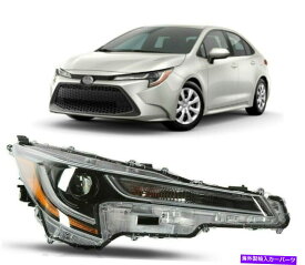 USヘッドライト Toyota Corolla 2020 2021 L右助手席側ヘッドライトヘッドランプLED FOR TOYOTA COROLLA 2020 2021 L LE RIGHT PASSENGER SIDE HEADLIGHT HEADLAMP LED