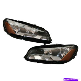 USヘッドライト 2012年から2015年のVolkswagen Passatハロゲンヘッドライトアセンブリ乗客＆ドライバー For 2012-2015 Volkswagen Passat Halogen Headlight Assembly Passenger & Driver US