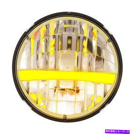 USヘッドライト United Pacific 31458 7 "HP Cree Ledヘッドライト、ターンシグナル、琥珀色 United Pacific 31458 7" HP Cree LED Headlight, Turn Signal, Amber