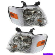 USヘッドライト 6L2Z13008BA、6L2Z13008AAの新しいドライバー＆旅客側Ford 6L2Z13008BA, 6L2Z13008AA New…