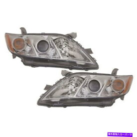 USヘッドライト ヘッドライトCAPA左右ペア2007-2009トヨタカムリアメリカビルド Headlights CAPA Left Right Pair Fits 2007-2009 Toyota Camry USA Built