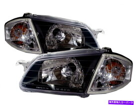 USヘッドライト マツダLHDのためのFamilia BJ 1998-2000セダン/ワゴンクリアヘッドライトヘッドランプブラックV1 Familia BJ 1998-2000 Sedan/Wagon Clear Headlight Headlamp BLACK V1 for MAZDA LHD