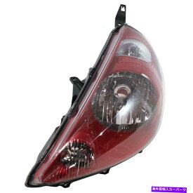 USヘッドライト Milano Red Housingを残した2007年から2008年のHonda Fitスポーツモデルのヘッドライト Headlight For 2007-2008 Honda Fit Sport Model Left With Milano Red Housing