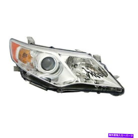 USヘッドライト TO2503211 CAPA右ヘッドランプアセンブリコンポジット12~14トヨタカムリ TO2503211 CAPA Right Headlamp Assembly Composite for 12-14 Toyota Camry