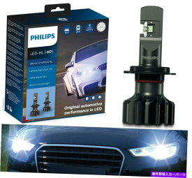 USヘッドライト Philips Ultinon Pro9000 LED 5800K H7 2電球ヘッドライトハイビームのアップグレードランプ Philips Ultinon Pro9000 LED 5800K H7 Two Bulbs Head Light High Beam Upgrade Lamp