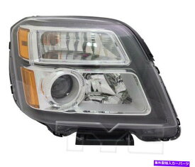 USヘッドライト GMC地形ブラック2016-2017モデルのためのTYC右側ハロゲンヘッドライト TYC Right Side Halogen Headlight for GMC Terrain Black 2016-2017 Models