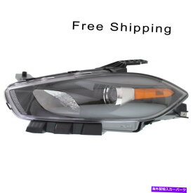 USヘッドライト ハロゲンヘッドランプアセンブリドライバサイドフィットDodge Dart 2013-2015 CH2502240 Halogen Head Lamp Assembly Driver Side Fits Dodge Dart 2013-2015 CH2502240