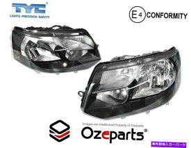 USヘッドライト VWフォルクスワーゲントランスポーターT5 S2 09~15用セットペアLH + RHヘッドライトランプ（H4） Set Pair LH+RH Head Light Lamp (H4) For VW Volkswagen Transporter T5 s2 09~15