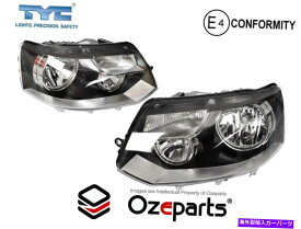 USヘッドライト VWフォルクスワーゲントランスポーターT5 S2 09~15用セット対LH + RHヘッドライトランプH7 / H15 Set Pair LH+RH Head Light Lamp H7/H15 For VW Volkswagen Transporter T5 s2 09~15