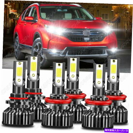 USヘッドライト ホンダCR-V CRV 2015 2015 2016 2017 2017-2019コンボLEDヘッドライト+フォグライト電球キット For Honda CR-V CRV 2015 2016 2017-2019 Combo LED Headlight +Fog Light Bulbs Kit