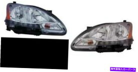 USヘッドライト サイド/ペアフィッツ2013 - 2015日産SENTRAフロントヘッドライトアセンブリの取り替え SIDE/PAIR fits 2013 - 2015 Nissan Sentra Front Headlight Assembly Replacement