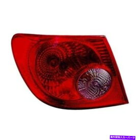 USテールライト トヨタカローラ05-08ドライバTaillightテールランプアセンブリTO2800154 Fits Toyota Corolla 05-08 Drivers Taillight Tail Lamp Assembly TO2800154