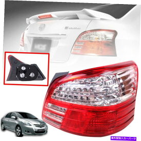 USテールライト テールライトリアランプレッドクリアレンズ右側RHS用トヨタビオスヤリスベリダ Tail Light Rear Lamp Red Clear Lens Right Side Rhs For Toyota Vios Yaris Belta