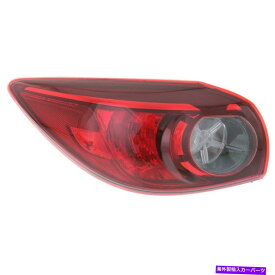 USテールライト ドライバーLH左テールランプライト電球タイプ外側フィット2014 2018 Mazda_3ハッチバック Driver LH Left Tail lamp light Bulb Type Outer fits 2014 2018 Mazda_3 Hatchback