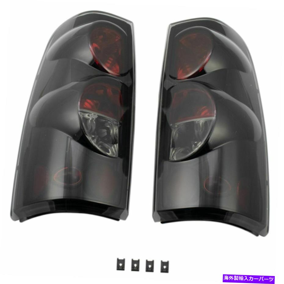 USテールライト GMトラック用の燻製レンズLH RHペアが付いている性能Altezzaスタイルのテールライト Performance Altezza Style Tail Lights with Smoked Lens LH RH Pair for GM Truck