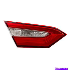 USテールライト 18-19トヨタカムリL / LEハイブリッドLEドライバ蓋付きテールライトスモークレンズ Tail Light Smoked Lens for 18-19 Toyota Camry L/LE Hybrid LE Drivers Lid Mounted