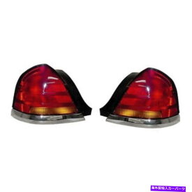 USテールライト 新しいTaillightペアはFORDクラウンビクトリアベース1998-2005 3W7Z13405CA FO2801150 NEW TAILLIGHT PAIR FITS FORD CROWN VICTORIA BASE 1998-2005 3W7Z13405CA FO2801150