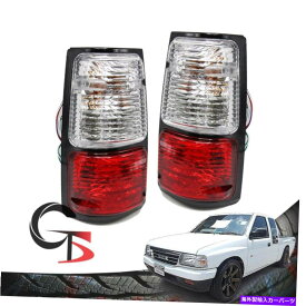 USテールライト Isuzu HoldenピックアップTFR 1991 -1997のためのペアテールランプライトトリムレッド+電球 Pair Tail Lamp Light Trim Red + Bulbs For Isuzu Holden Pickup Tfr 1991 -1997