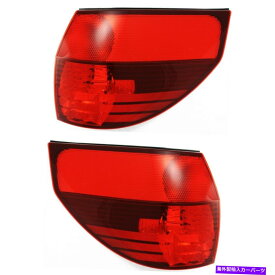 USテールライト 04-2005のための2テールライトのセットTOYOTA SINA LE LH＆RHアウターレッドレンズ Set of 2 Tail Light For 04-2005 Toyota Sienna LE LH & RH Outer Red Lens