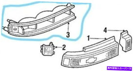 USテールライト NOSシボレーgmコルシカTaillightテールライトランプリアハウジング右16520222 NOS Chevrolet GM Corsica Taillight Tail Light Lamp Rear-Housing Right 16520222