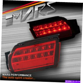 USテールライト トヨタの先立ったリアの霧ブレーキテールライトPrado 09-17 FJ150 Red LED Rear Fog Brake Tail Lights for TOYOTA LANDCRUISER Prado 09-17 Fj150