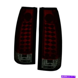USテールライト Chevy GMC 88-98 C / Kシリーズ郊外のYukon赤い煙の住宅LEDリアテールライト Chevy GMC 88-98 C/K Series Suburban Yukon Red Smoke Housing LED Rear Tail Lights