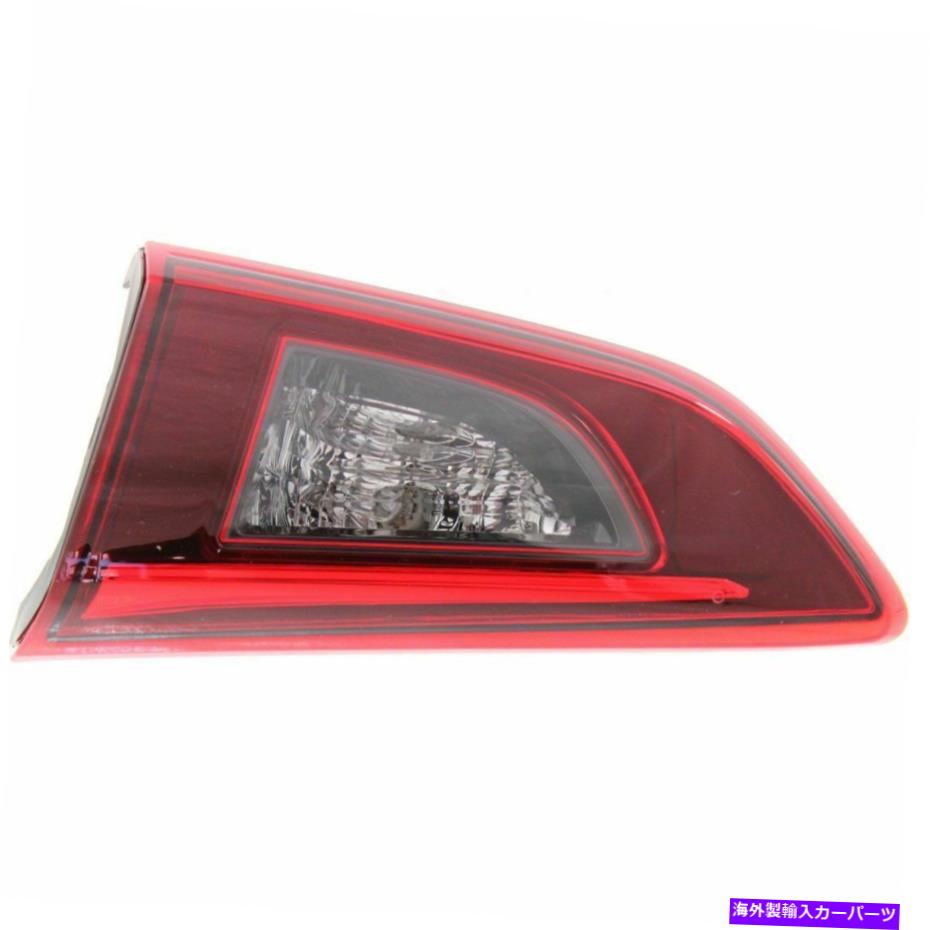 USテールライト 2016-2018 Mazda CX-3のためのハロゲンテールライト右側の透明 赤いレンズW  電球 Halogen Tail Light For 2016-2018 Mazda CX-3 Right Inner Clear Red Lens w  Bulbs
