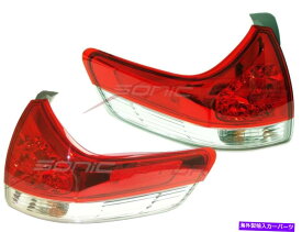 USテールライト 2011-2013トヨタシエナ外側テールライトドライバー＆旅客サイドLH + RH For 2011-2013 Toyota Sienna Outer Tail Lights Driver & Passenger Side LH+RH