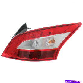 USテールライト 2009-2011日産マキシマ右透明/赤レンズW /電球CAPAのためのハロゲンテールライト Halogen Tail Light For 2009-2011 Nissan Maxima Right Clear/Red Lens w/Bulbs CAPA