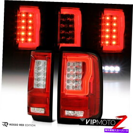 USテールライト 04-08フォードF150 LOBOのための赤クリアネオンチューブバーフルLEDテールライトブレーキランプ RED CLEAR Neon Tube Bar Full LED Tail Light Brake Lamp For 04-08 Ford F150 Lobo