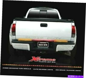 USテールライト RECON 60 "" XTREME "スキャニングアンバー、ホワイト、＆レッドLEDテールゲートバー RECON 60" "Xtreme" Scanning Amber, White, & Red LED Tailgate Bar