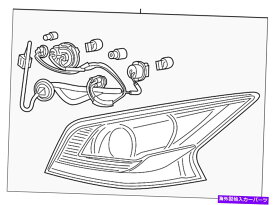 USテールライト 本物の日産コンボランプアセンブリ26555-9hm2a. Genuine Nissan Combo Lamp Assembly 26555-9HM2A