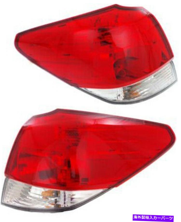 USテールライト 2010-2014のためのドライバー＆旅客サイドテールライトテールランプ Driver  Passenger Side Tail Light Tail Lamp for 2010-2014 Subaru Outback