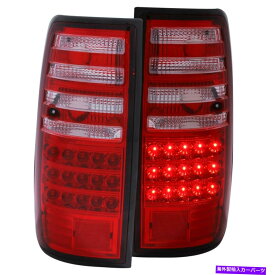 USテールライト 91-97トヨタランドクルーザーテールライト左右ペアW /赤＆クリアレンズ Fits 91-97 Toyota Land Cruiser Tail Lights Left & Right Pair w/ Red & Clear Lens