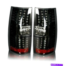 USテールライト Winjet Ledテールライト - 光沢のある黒クリアフィット2007-2014シボレー郊外 WINJET LED Tail Lights - Glossy Black Clear Fits 2007-2014 Chevrolet Suburban