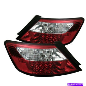 USテールライト スパイダー-2006-08ホンダシビック2DRレッドクリアLEDテールライト5004512 Spyder -2006-08 Honda Civic 2Dr Red Clear LED Tail Lights 5004512