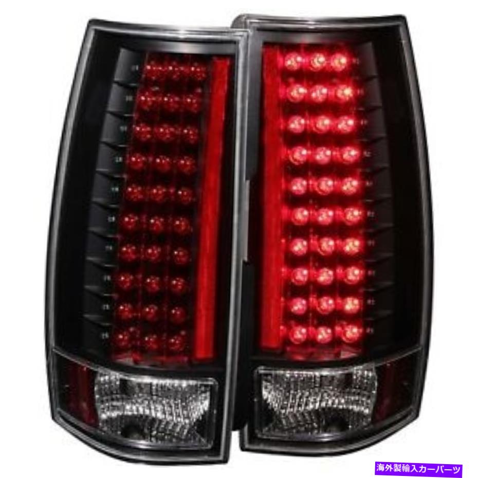 USテールライト Anzo LED Taillights Black Fits 2007-2014シボレー郊外LED 311084 ANZO LED TAILLIGHTS BLACK FITS 2007-2014 CHEVROLET SUBURBAN LED 311084