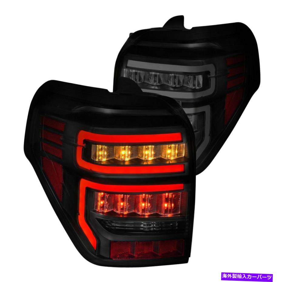 USテールライト トヨタ4RUNNER 2014-2020 CG BLAC  スモークファイバーLEDテールライト For Toyota 4Runner 2014-2020 CG Blac Smoke Fiber Optic LED Tail Lights