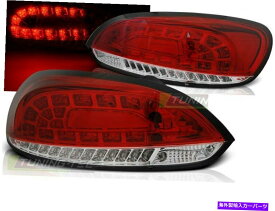 USテールライト VW Scirocco 3 III 2008-2014赤ホワイトLED CA LDVWI1 Xinoのテールライトのペア Pair of Tail Lights for VW Scirocco 3 III 2008-2014 Red White LED CA LDVWI1 XINO