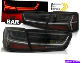 USテールライト テールライトAUDI A6 C7 2011-2014セダンスモークLEDバーシーケンシャルインジケータCA LD Tail Lights AUDI A6 C7 2011-2014 Sedan Smoke LED BAR Sequential indicators CA LD