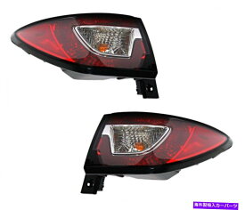 USテールライト フィット13-17トラバース左右セットテールランプアセンブリクォーターマウント Fits 13-17 Traverse Left & Right Set Tail Lamp Assem Quarter Mounted