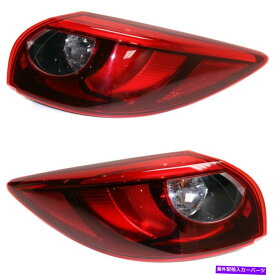 USテールライト 2つのテールライトランプのセットMA2804119、MA2805119ペア Set of 2 Tail Lights Lamps Left-and-Right Outside MA2804119, MA2805119 Pair