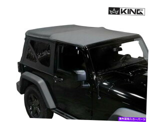 Soft Top 10-18W[vE[JK 2hAv~Ap\tggbvt 10-18 Jeep Wrangler JK 2 Door Premium Replacement Soft Top With Tinted Windows