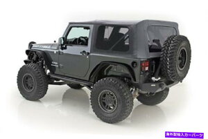 Soft Top �W�[�v���@�������[jk 10-18 2�h�AOEM�u���b�N�_�C�������h9075235 Smittybilt Soft Top for Jeep Wrangler JK 10-18 2 Door OEM Black Diamond 9075235�y���s�A���i�z